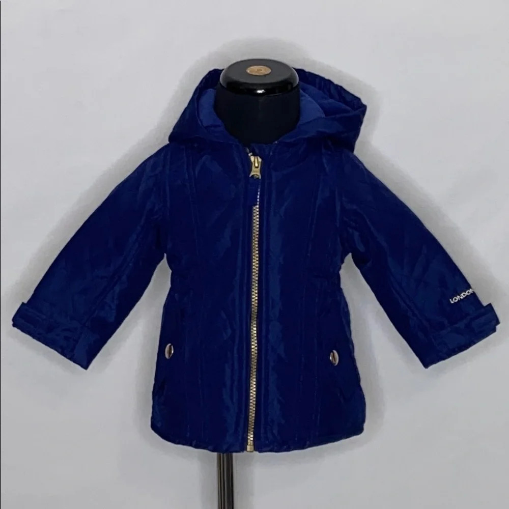London Fog Midweight Quilted Barn Jacket - 12 mos.